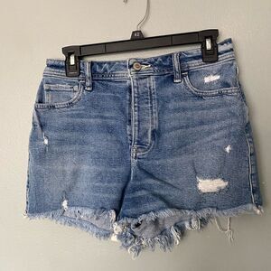 Hollister Ultra High Rise Mom Button Fly Jean Shorts 27